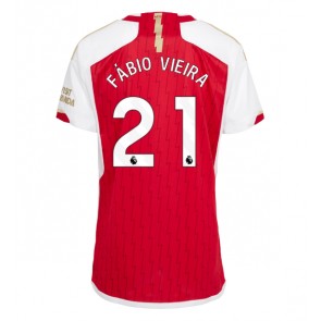 Arsenal Fabio Vieira #21 Hemmatröja Kvinnor 2023-24 Kortärmad